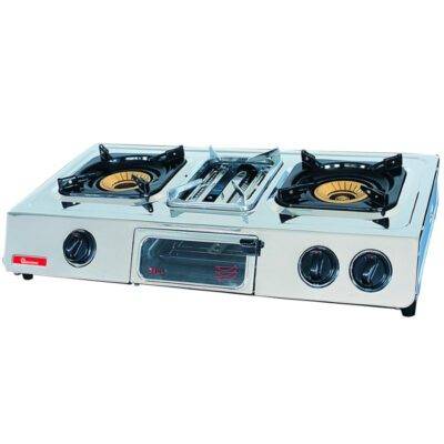 Ramtons  RG/504 Double Burner Gas Cooker +Grill