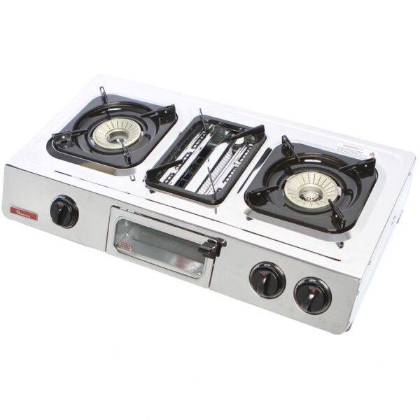 Ramtons  RG/504 Double Burner Gas Cooker +Grill - Image 2