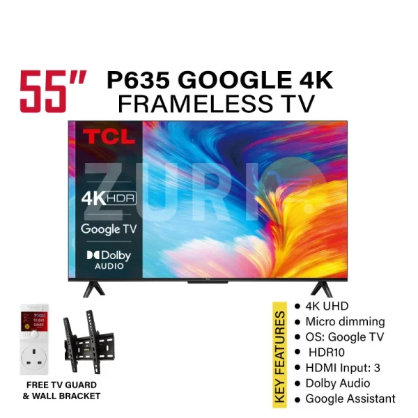 TCL 55P635 55 inch 4K HDR Google TV - Image 2
