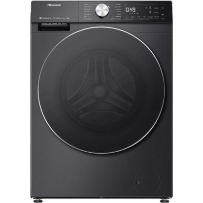 HISENSE WASHING MACHINE FRONT LOAD 12KG WASH & DRY WIFI WD5S1245BB