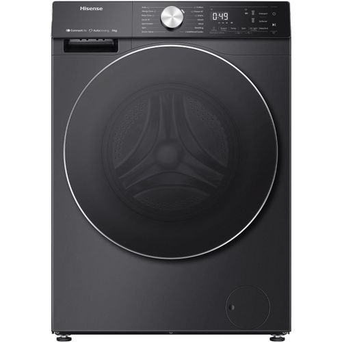HISENSE WASHING MACHINE FRONT LOAD 12KG WASH & DRY WIFI WD5S1245BB