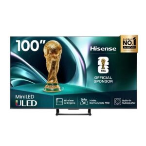 HISENSE 100 ULED MINI-LED 144HZ DOLBY VISION WITH SUBWOOFER 100U7Q