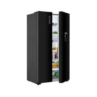 HISENSE FRIDGE 549L NO FROST SIDE BY SIDE BLACK WATER DISPENSER REF669DR
