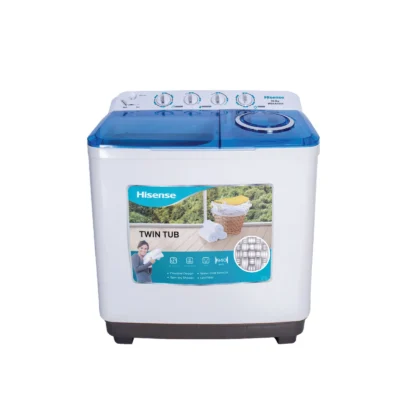 HISENSE TWIN TUB 7.5KG WHITE SEMI-AUTOMATIC WSQB75JW